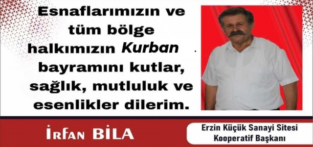 Başkan İrfan Bila'dan Bayram Mesajı