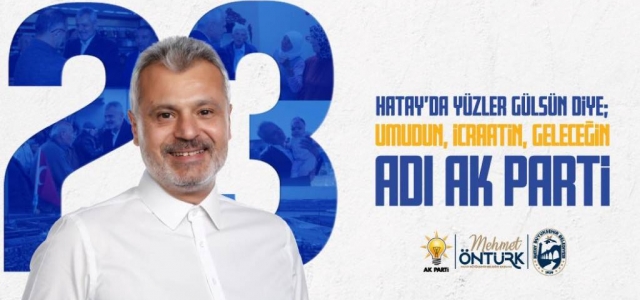 Başkan Öntürk, AK Parti'nin 23. Yıl Dönümünü Kutladı