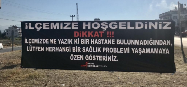 Gençlik Kollarından Dikkat Çeken Pankart