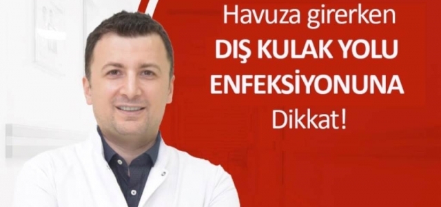 Havuza Girerken Dış Kulak Yolu Enfeksiyonuna Dikkat!