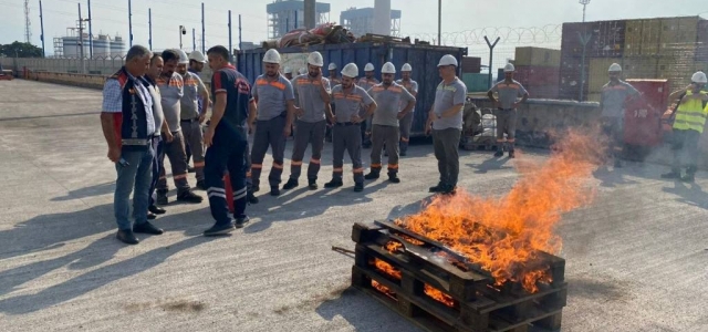 HBB İtfaiyesi, Yangın Eğitim ve Tatbikatlarına Devam Ediyor