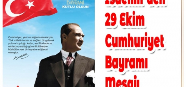 İsdemir’den 29 Ekim Cumhuriyet Bayramı Mesajı