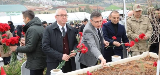 İSKENDERUN PROTOKOLÜ DEPREM ŞEHİTLERİMİZİ ANDI