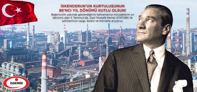 İskenderun'un Kurtuluşunun 86. Yıl Dönümü Kutlu Olsun...