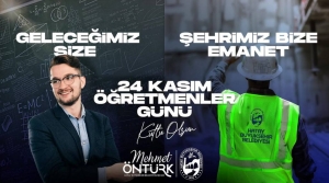 BAŞKAN ÖNTÜRK, ÖĞRETMENLER GÜNÜ'NÜ KUTLADI