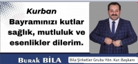 Burak Bila'dan Bayram Mesajı