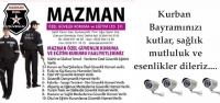 Mazman Özel Güvenlik'ten Bayram Mesajı